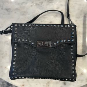 Charming Charlie textured faux leather studded purse
